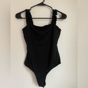 Black Detailed Bodysuit!
